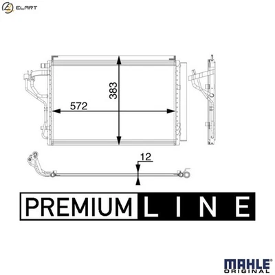 CONDENSER AIR CONDITIONING AC 55 000P FOR HYUNDAI i30/Kombi/Van/Hatchback/II - Image 1 of 4