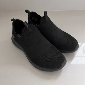 SKETCHERS Women 6 Air Cooled Memory Foam Slip Ons Stretch Fabric Black Size 6 - Picture 1 of 7