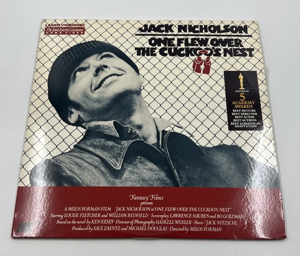 One Flew Over the Cuckoo's Nest Laserdisc LD Jack Nicholson - Image 1 of 3