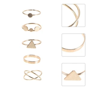 3 Count Herzring Fräulein Persönlichkeitsring Offene Fingerringe - Bild 1 von 12