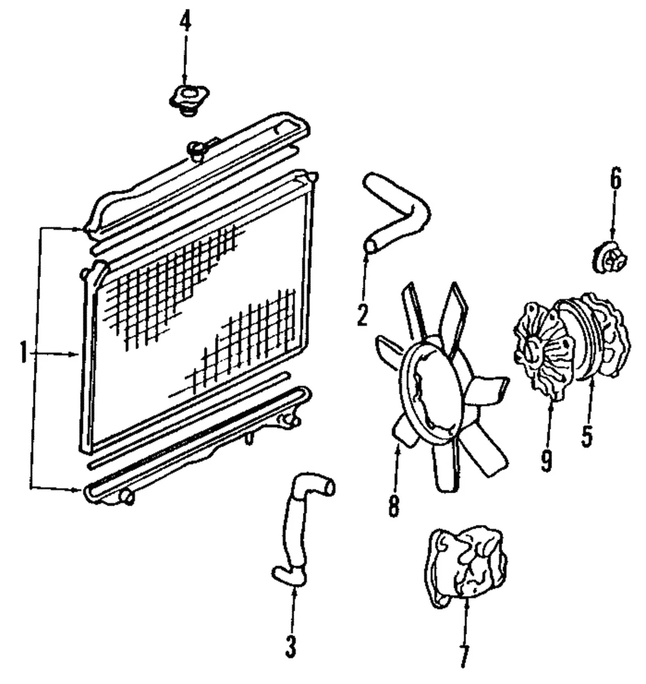 Genuine Nissan Water Pump 21010-02P85 - Image 1 of 1