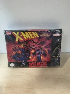 X-Men Mutant Apocalypse CIB SNES Damaged Seal (Please Read Desc) - Picture 1 of 8