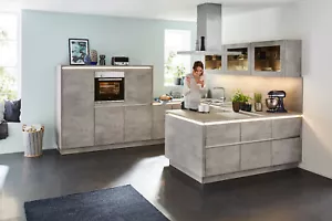 Nolte Küche Stone Beton Nachbildung - Bild 1 von 4