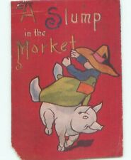1909 Stock Market Reference SLUMP IN THE MARKET - WALL STREET : 60k cards AC4680