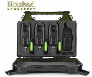 Juego de presentación de 3 cañas alarma mordedura de pesca Korum KBI-R - bobinas gratis incluidas - Imagen 1 de 5