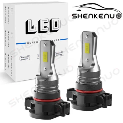 2X LED Fog Lights 6000K Bulbs For Dodge Grand Caravan 2010 2011 2012 2013 - 2019 - Image 1 of 4