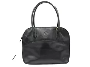 LLOYD BAKER Black Bag Genuine Leather Grab/Tote Bag Women’s Black Leather Bag - Picture 1 of 8