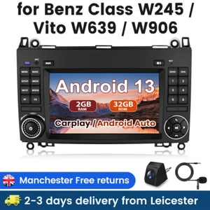 For Mercedes Benz Sprinter W906 VW Crafter Car Stereo Android 13 Carplay GPS SWC - Picture 1 of 12