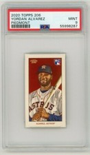 2020 Topps 206 Piedmont Parallel Yordan Alvarez Rookie RC PSA 9 Mint Astros
