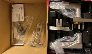 Kwikset 154HFL SQT 15, Satin Nickel Halifax Durchgangstürdrücker Sets - Bild 1 von 14