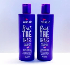 Aussie Beat The Brass Paraben-Free Purple Shampoo for Color-treated Hair(2 pack) - Picture 1 of 2