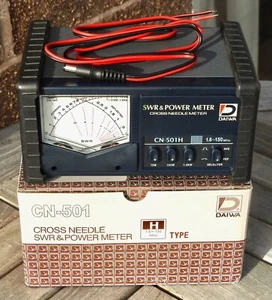 DAIWA Cross Needle SWR & Power Meter CN-501H, with Box. - Photo 1/8
