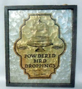 Charlie Zabarte Powdered Bird Dropping Goth Halloween Sign - Picture 1 of 3