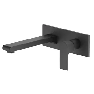 Caroma 68186BL6AF Wall Bath/Basin Mixer Lead Free Black RRP $297 Wels - Picture 1 of 2