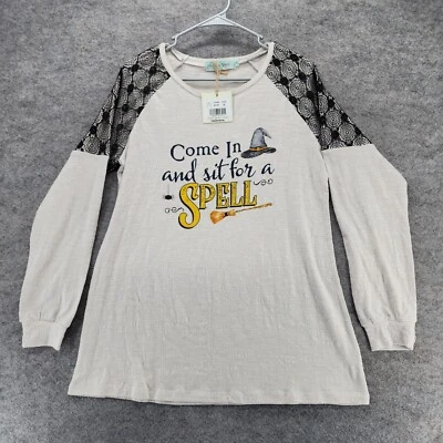 Camisa Southern Grace para mujer pequeña manga larga Halloween Foto 1 de 4