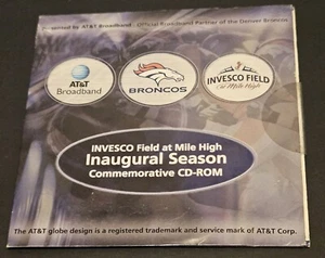 Invesco Field at Mile High Inaugral Season Commemorative Cd-Rom New - Picture 1 of 2
