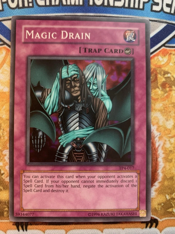 YUGIOH Magic Drain TP4-017  NEVER PLAYED!!! - Image 1 of 1