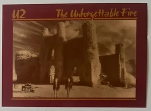 U2 "Das unvergessliche Feuer" (1984) Original Promo Postkarte - Bild 1 von 2