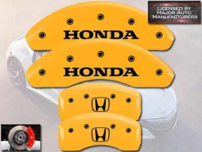 Cubierta de pinza de freno MGP amarilla "Honda" Accord EX EX-L V6 2008-2012 "Honda" Foto 1 de 4