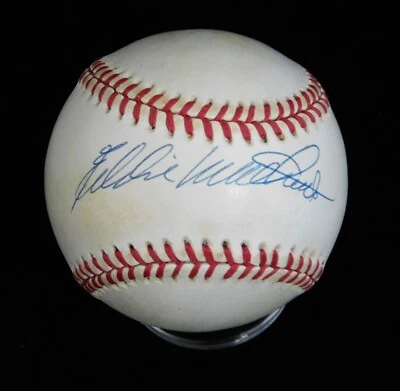 Eddie Mathews Signed Official National League Baseball JSA Authenticated - Image 1 of 4
