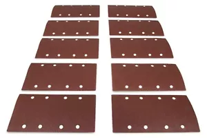 WEN 6313SP80 Electric 1/3 Sheet Sander 80-Grit Hook and Loop Sandpaper, 10-Pack - Foto 1 di 2