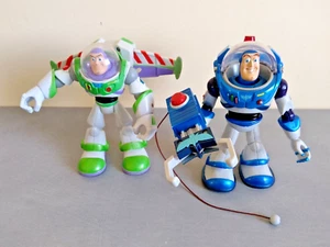 2 Robots Buzz l'Éclair - Toy Story Disney Pixar - Lumineux & Lanceur Ailes - Picture 1 of 16