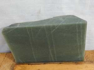 Guatemala Jade Rough End Cut Slab Sawed 4 Sides 476 Gr. Translucent Jadeite Jade - Picture 1 of 7