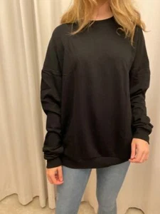Ladies Trendy Drop Shoulder Plus Size Loose sweatshirt Dress Round Top 392 - Picture 1 of 10