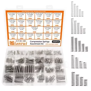 300PCS Compression Springs Assortment Kit 23 Different Sizes Mini Stainless S - Picture 1 of 5