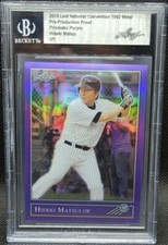 HIDEKI MATSUI 2019 Leaf National Convention PRE-PRODUCTION PROOF #1/1 Yankees of