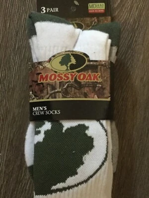 Mossy Oak  Mens Crew Sock MD 2 Pairs - Image 1 of 3