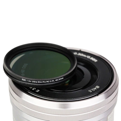 JJC 40.5mm S+Ultra Slim Multi-Coated Circular Polarizing CPL Filter fr DSLR Lens - Image 1 of 4