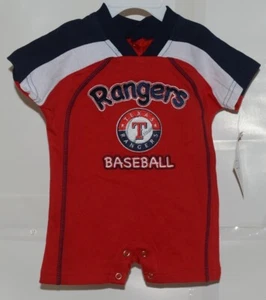 Mercancía Genuina KT1C29 MLB Licencia Texas Rangers 3 6 Meses Jersey Rojo - Imagen 1 de 7