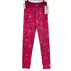 DKNY Sport Pants All Over Print Fandango Pink Pull On Stretch NEW Girls 14/16 - Picture 1 of 9