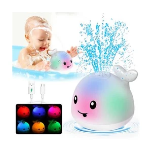 Light up Toddler Bath Toys - Whale Water Spray ToyEaster Basket Stuffers Toys... - Picture 1 of 6