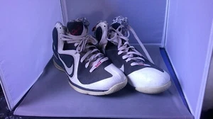 Nike Zoom LeBron 9 IX Freegums 2011 Black White Mens Size 11.5 469764-101 - Picture 1 of 6