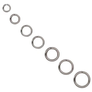 100 Round 304 Grade Stainless Steel Silver 20 Gauge Jumpring Jewelry Findings - Picture 1 of 1