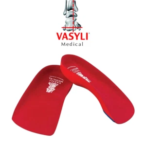 Vasyli 3/4 Length Orthotics | Red High Density | Physio/Pod Endorsed | FREE POST - Picture 1 of 3