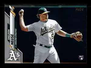 2020 Topps #699 Sheldon Neuse RC Oakland Athletics - Picture 1 of 2