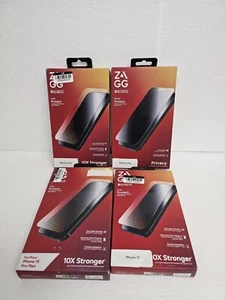 Zagg Glass Screen Protector iPhone 15 (Pro/Max/Plus/Privacy/XTR3) - Picture 1 of 27