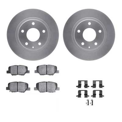 For Mazda 6 2014-2015 R1 Concepts WDWH1-80036 Rear Brake Kit w Ceramic Pads - Imagem 1 de 2