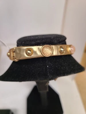 Браслет на петлях с камнями Chico's Cab золотистый M/L - Изображение 1 из 2