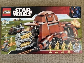 LEGO 7662 Star Wars Trade Federation MTT 1326 PCs New In Sealed Box Rare