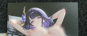 Matchmaker 2 Spicy Waifu NSFW A5 Größen Karton Raiden Shogun Genshin 6 einlösen - Bild 1 von 4