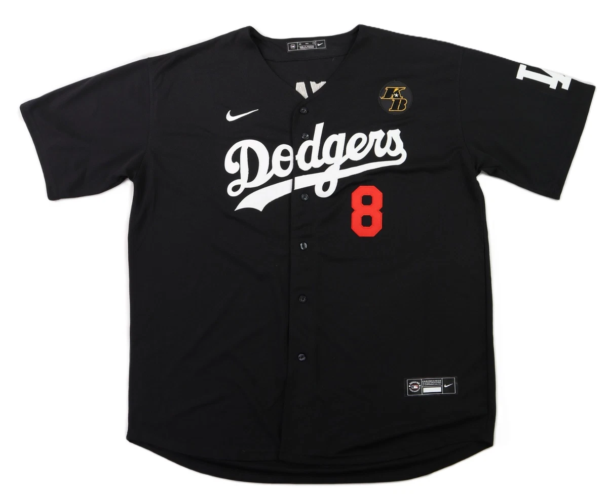 Kobe Bryant Jersey New LA Dodgers Kobe Bryant Black Jersey #8 Or