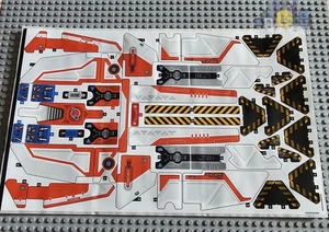 Lego Technic NUR AUFKLEBERBOGEN für Set 42181 VTOL Heavy Cargo Raumschiff LT81 - Bild 1 von 1