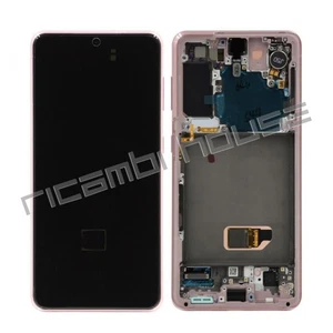 ORIGINAL SAMSUNG DISPLAY G991 PHANTOM PINK S21 5G 2021 NO CAMERA TOUCH LCD - Bild 1 von 1