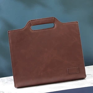 Messenger Bag Document Briefcase Rustic Briefcases Large Capacity - Bild 1 von 12