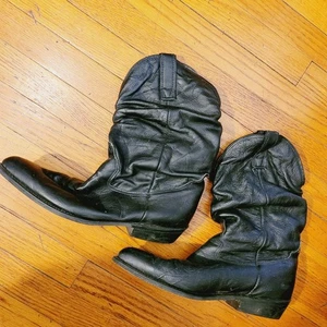 Women's Genuine Leather Riding Boots Size 9 - Picture 1 of 4