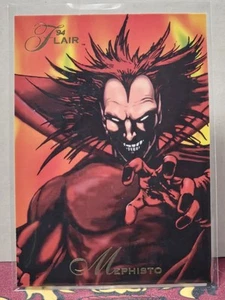 Marvel Universe Flair #28 1994 Mephisto aparece - Imagen 1 de 2